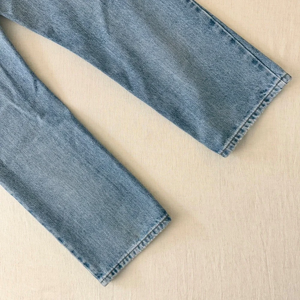 Levis 505‎ Regular Fit Mens Light Wash Blue Denim Jeans 34x30